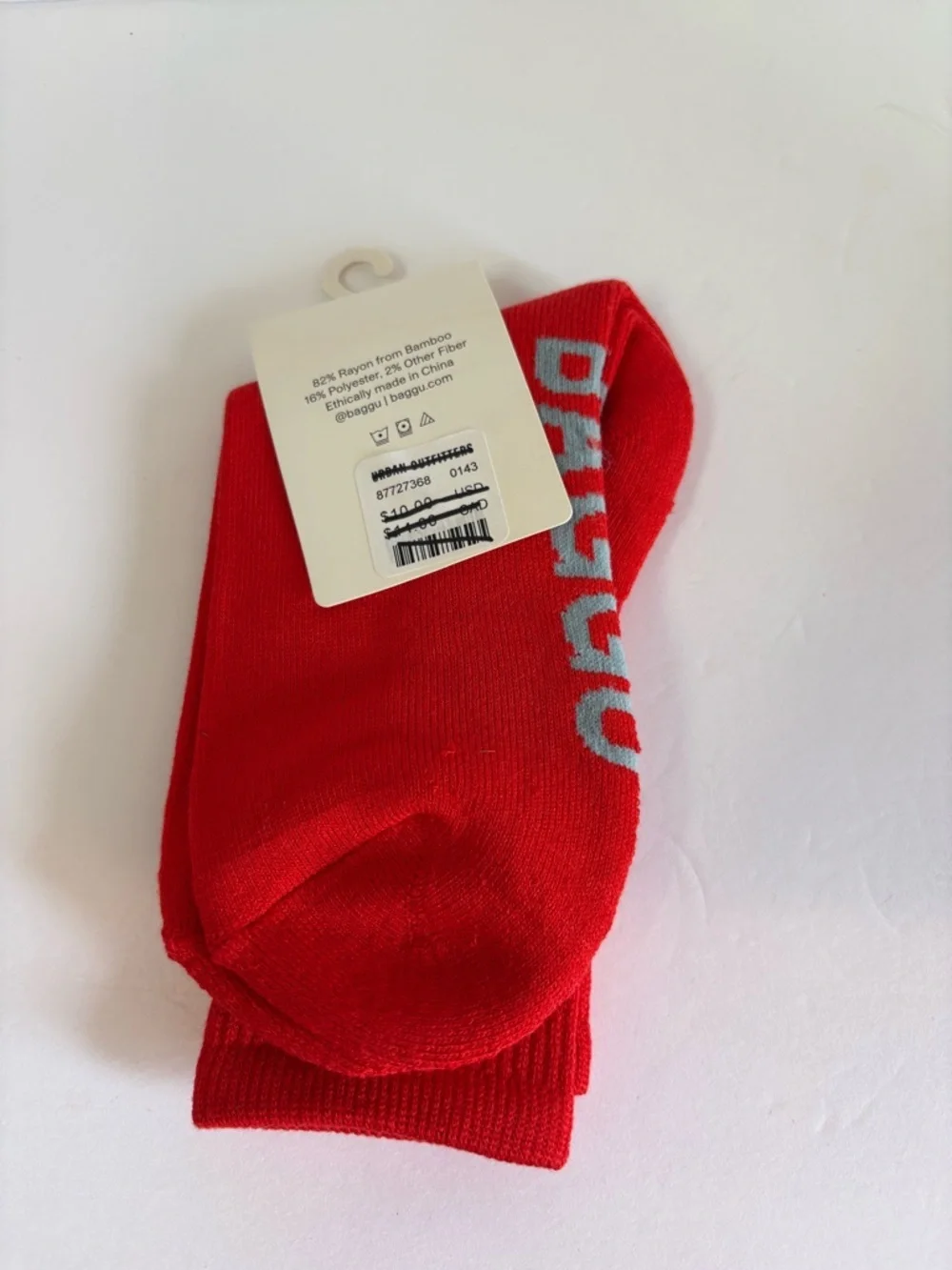 NWT BAGGU Ribbed Socks